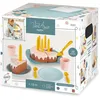 Image de Jouets Ecoiffier - 1680 - Gâteau d'anniversaire - Vert Azur - Imitations d'Aliments pour Enfants - Dès 18 Mois - Fabriqué en France