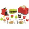 Image de Jouets Ecoiffier - 2647 - Coffret toaster grand modèle + petit déjeuner pour enfants - Jeu d'imitation - 33 pièces - Dès 18 mois - Fabriqué en France
