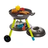 Image de Jouets Ecoiffier - 4668 - Barbecue Charbon + 16 Accessoires - Outillage de Jardin pour Enfants - Jeu de Plein Air Pour Enfants - Jeu d'imitation - Dès 18 Mois - Fabriqué en France