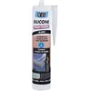 Image de GEB Mastic silicone Blanc Pose Facile pour surface émaillées, Retouchable, Facile à lisser, Peut se peindre - Cartouche 280 ml
