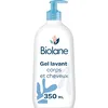 Image de BIOLANE - Gel douche bebe corps et cheveux 2 en 1 - 350ml - 97% Origine Naturelle - Doux - Peaux Sensibles - Fabriqué en France