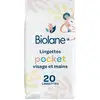 Image de Lingettes pocket visage et mains Multicolore