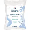 Image de Biolane | Disques de Coton Biologiques pour le Change Bébé et Nettoyage Peaux Sensibles | Lot de 150