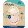 Image de BIOLANE - Tétines rondes - Sucettes extra-fines - 6 mois et plus - Rose et Beige - Téterelle en caoutchouc naturel - Respect du développement bucco-dentaire- Douces et confortables