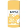 Image de BIOLANE - Stick Solaire Bébé SPF 50 - Protection Visage et Corps - Haute Protection Contre UVA et UVB - Peaux Sensibles - Résistant à l'eau - Texture invisible