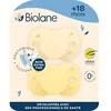 Image de BIOLANE - Tétines Anatomiques 18 Mois+ - Sucettes Jaune Bicolore
