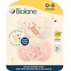 Image de BIOLANE - Tétines Anatomiques Animaux 0-6 Mois - Sucettes Bleu & Beige