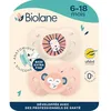 Image de BIOLANE - Tétines Anatomiques Animaux 6-18 Mois - Sucettes Rose & Beige