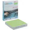 Image de Purflux CabinHepa+ Filtre habitacle Hepa voiture, protège des allergènes, pollen, poussières, anti moisissure, particules fines automobile AHH405 Renault Clio 4 Dacia Logan, Vert