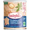 Image de Babybio céréales verveine fleur d'oranger camomille 6 mois et + 220g