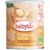 Image de Babybio 3 Céréales Nature Riz Blé Avoine 6 Mois Bio 220 g (Lot de 2)
