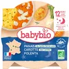 Image de Babybio Assiette Douceur de Panais, Carotte des landes, polenta 12+ Mois 230 g