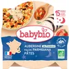Image de Babybio Assiette Aubergines de Provence Façon Parmigiana/Macaroni 15+ Mois 260 g