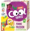 Image de Vitabio Cool - Gourdes Fruits Pomme Passion Compote 4x90 g - Compote - BIO (Lot de 2)