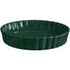Image de Tourtière haute, plat à tarte haut, céramique, 24 cm, vert Cèdre