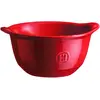 Image de Emile Henry EH342149 Bol à gratiner, Céramique, Rouge Grand Cru, 0.55 litres