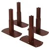 Image de Louis Moulin Pack de 4 Pieds Tube carré à Visser Fer Vieilli 13 x 6 x 14 cm 3516 - Made in France