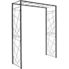 Image de Louis Moulin Arche Tube carré 25 Mandala 155x50x198 cm Anthracite