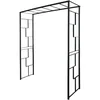 Image de Arche de Jardin Linéale en Tube carré de 25 mm - 155x50x198 cm - Anthracite - Made in France