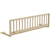 Image de Barrière de lit en bois Hêtre Brut
