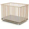 Image de Parc pliable bois bébé Brut