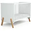 Image de Pirate Lit Bébé Blanc et Hêtre