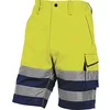 Image de Delta Plus PHBE2JMTM Lot de 10 Panostyle de travail haute visibilité en Polyester/Coton Jaune Fluo Bleu Marine M