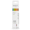 Image de Emott - Uni Ball - Uni Mitsubishi Pencil - Pochette de 5 Feutres Natural Colors - Pour Écrire, Dessiner, Tracer avec Style ! - Pointe Fine 0,4 mm - Vert Clair, Bleu De Saxe, Beige, Orange, Rose Saumon
