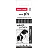 Image de UNIBALL PIN, Manga Shonen - 5 Feutres calibrés & brush - Ecriture et Dessin
