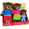 Image de JEMINI | Coffret Peluche Famille Petit Ours Brun Licence Officielle | 3 Peluches : Petit Ours Brun 13 cm, Maman Ours & Papa Ours 19 cm | Dès la Naissance | Idée Cadeau Bébé