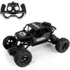Image de TURBO CHALLENGE - GIGN - 4X4-098400 - Voiture Télécommandée - Noir - 1/18 - Prêt à Rouler - Batterie Rechargeable et Piles incluses - Métal - À Partir de 4 Ans