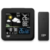 Image de CGV | Station météo sans fil MY METEO-1NC avec capteur | Thermomètre Hygromètre Baromètre | Intérieur/Extérieur | Ecran LCD couleur à contrôle tactile