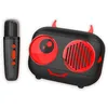 Image de CGV | Kit karaoké/Enceinte Bluetooth et Micro sans Fil Diablo | Effets Voix Magiques, contrôle des Effets sur Le Micro | Compatible iOS et Androïd | Autonomie 8h, Recharge USB