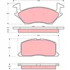 Image de TRW GDB878 Jeu de Plaquettes de Frein
