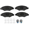 Image de TRW GDB1500 Plaquettes de Frein Kit de 4 pour Peugeot 206 Berline Bicorps Trois ou Cinq Portes (2A/C) 1998-2012 Essieu Avant et Autres Véhicules