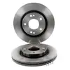 Image de TRW Disques de frein pour HYUNDAI: Highway Van, Santa Fe, Trajet, Galloper (Ref: DF4291)