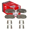 Image de TRW Plaquettes de freins avec indicateur d'usure Épaisseur 16,8mm avec accessoires GDB3369 Compatible avec HYUNDAI i10 PA, KIA Picanto SA