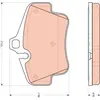 Image de TRW Plaquettes de frein X4 pour PORSCHE: 911, Boxster, Cayman (Ref: GDB1758)