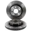 Image de TRW Disques de frein pour MERCEDES-BENZ: Classe C (Ref: DF4813S)