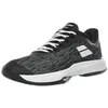 Image de Babolat Homme, Chaussures de Tennis Modèle Jet TERE 2 AC M, Taille 46.5, Noir/Blanc, Empeigne en Mesh Respirant, EVA Amortissante, Renforts Latéraux pour Stabilité, Semelle Michelin Durable