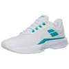 Image de Babolat Chaussures de tennis Jet Tere 2 All Court pour femme, Blanc/Baltique, 37 EU