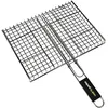 Image de Cook’in Garden - Grille Barbecue, Dimensions 40 × 30 cm, Résistante aux Flammes et Hautes Températures, Manche Soft Touch Ergonomique, Compatible Multi-Marques, Idéale Cuisson Extérieure