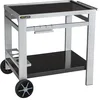 Image de Cook’in Garden - Desserte de Jardin Media M, Chariot avec Plan de Travail, Meuble sur roulettes pour Cuisine Extérieure, Support Idéal pour Barbecue ou Plancha, Facile à Déplacer