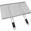 Image de Cook’in Garden - Grille Recoupable en Acier Chromé 70 × 40 cm, Résistante aux Flammes et Hautes Températures, Manches Soft Touch, Grille Universelle pour Barbecue Extérieur, Compatible Toutes Marques