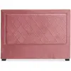 Image de Menzzo Tête de Lit Capitonnée Meghan 160 cm Velours Rose   Design Moderne pour Lit Double   Décoration Chambre Adulte Style Chic et Cocooning sans Fixation
