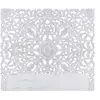 Image de Menzzo Tête de Lit Serena 160 cm   Bois Blanc, Design Élégant et Intemporel pour Lit Double/Queen Size