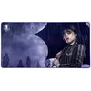 Image de Konix Mercredi Tapis de Souris Gaming XXL 90 x 46 cm - Surface Microfibre antidérapante - Caoutchouc - Motif Parapluie - Violet