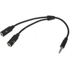 Image de Konix Mythics Câble Adaptateur Jack 3,5 mm pour Casque Universel - Noir