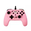Image de Konix Unik Manette filaire pour Nintendo Switch, Switch 2 et PC - Câble 3 m - Motif Be Love, licornes - Rose