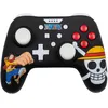 Image de Konix One Piece Manette filaire pour Nintendo Switch, Switch 2 et PC - Fonction vibration - Câble 3 m - Motif Luffy - Noir